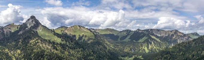 Panorama bayerische Berge photo