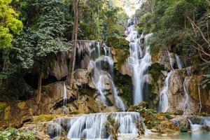 Tat Kuang Si Waterfalls in Laos