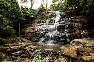Tad mok waterfall chiangmai Thailand photo