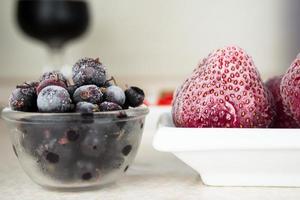 frozen berries photo