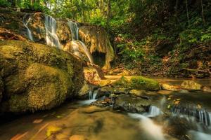 wonderful waterfall in thailand, Pugang chiangrai photo