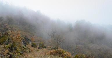 fog in the mountain photo