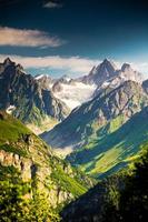 Beautiful walley in Caucasus mountains in Upper Svaneti, Georgia photo