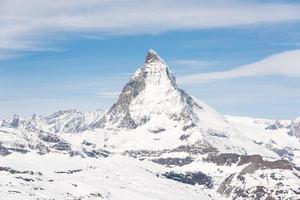 The Matterhorn is a mountain of the Alps