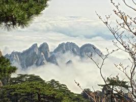 pico de la montaña huangshan foto
