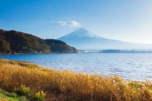 Mountain Fuji in autumn photo