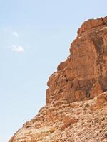 montaña rocosa en marruecos. foto