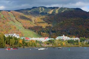 Mont Tremblant with Fall Foliage, Quebec, Canada