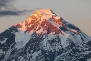 Evening view of mount Dhaulagiri - Nepal photo