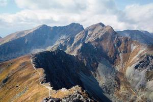 climbing Placlive peak at Tatras