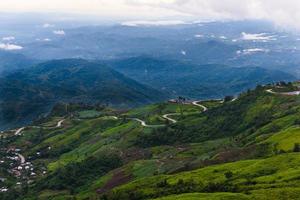 Mountain road at ( phu tubberk) photo