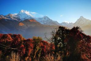 Himalyan Mountain View, Annapurna Region photo