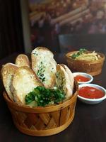 Bread and fries photo