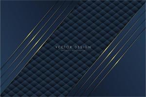 Metallic navy angled layers over upholstery texture vector