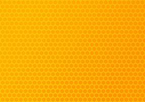 Orange and yellow hexagonal pattern vector