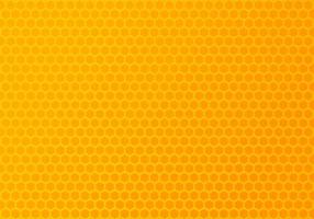 Orange and yellow hexagonal pattern vector