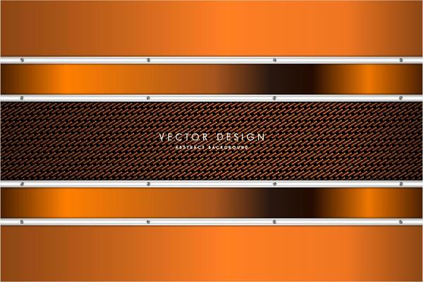 Orange metallic panels and carbon fiber texture design