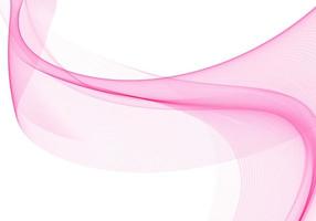 Abstract creative flowing pink wave design vector