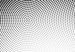 Abstract circular dotted texture vector