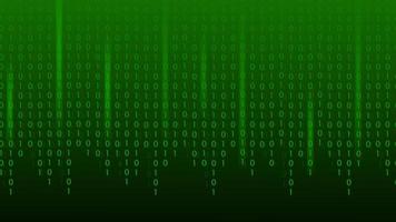 Matrix binary code abstract technology background vector