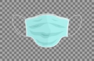 Realistic medical mask isolated  vector