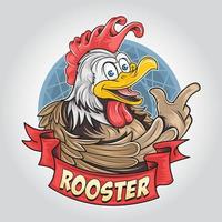 Rooster or chicken design vector