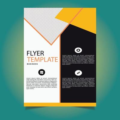 Modern Yellow Official Flyer Template 