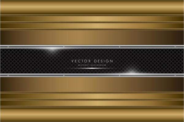 Luxury gold and silver metallic background