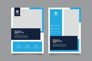 Abstract flyer design background vector