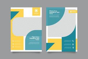 Corporate book cover design template