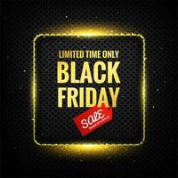 Black Friday luxury design vector