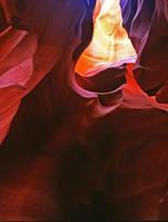 Lower Antelope Canyon as viewed within a slot canyon photo
