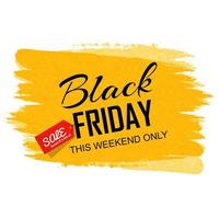 Hand drawn Black Friday sale background vector