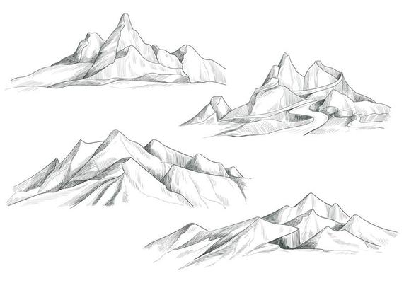Mountain Drawing  Learn How to Draw a Picturesque Mountain