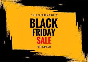 Exclusive Black Friday Sale Poster Banner Background vector