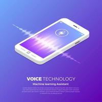 Voice technology concept vector