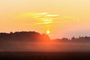 Foggy Bavarian Sunrise photo