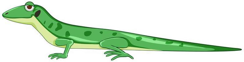 gecko o lagarto estilo dibujos animados vector