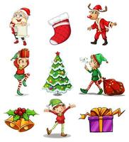 Christmas elements design set  vector