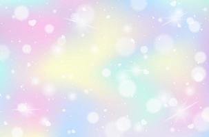 Pastel colors background with bokeh effect vector