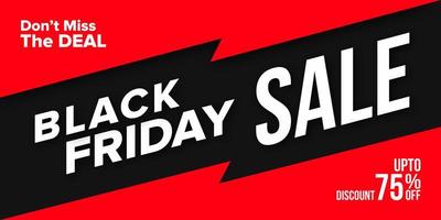 Black Friday Sale Banner  vector