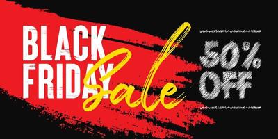 Black Friday Sale Banner Design  vector