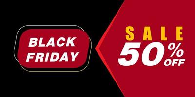 Black Friday Sale Banner Design Template  vector