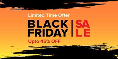 Black Friday Sale Banner Design  vector