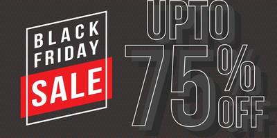 Black Friday Sale Banner  vector