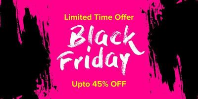 Black Friday Sale Banner Design  vector