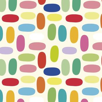 Seamless pattern with colorful shapes vector