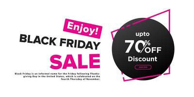 Black Friday Sale Banner  vector