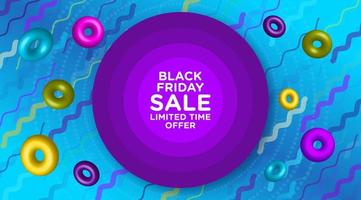 Black Friday Sale Banner Design  vector