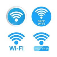 Wifi symbol on background vector